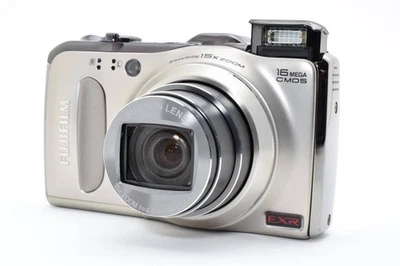 FUJIFILM FinePix F550EXR Silver Digital Camera 16.0MP 15x Zoom EXR CMOS Exc+++++ - Image 1 of 4