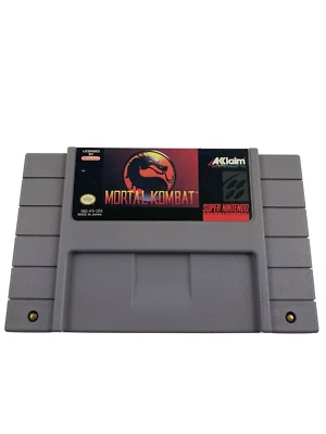 Mortal Kombat 1 Super Nintendo SNES 1992 Tested - Image 1 of 4