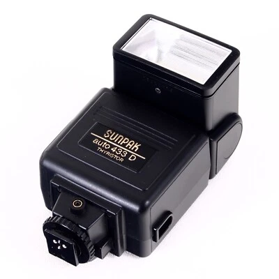 ^ Sunpak Auto 433 D Thyristor Shoe Mount Flash - EX+++ [Flash Fires] - Image 1 of 3