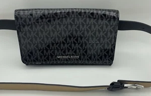 Michael Kors Gürteltasche schwarz Signature Logo Lackleder - Bild 1 von 4