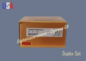 NSK 7008A5TRDULP4Y Abec-7  NSKHPS Spindle Bearings. (Set of Two) - Picture 1 of 3