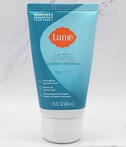 Lume Acidified Body Wash UNSCENTED 1.5 oz - TRAVEL size - Picture 1 of 5
