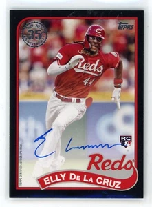 2024 Topps Elly de la Cruz /199 Auto Black Border RC Rookie Reds 1989 D1014 - Bild 1 von 3