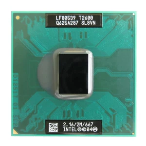 Intel Core 2 Duo T2600 mobile laptop 2,16 GHz 2M 667 MHz Prozessor SL8VN SL9JN - Picture 1 of 1