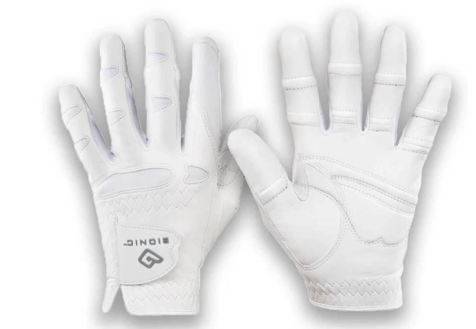 Bionic Gloves Women's StableGrip With NaturalFit Golf Glove Left XL White - Image 1 of 1
