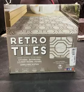 Achim 12"x12" Retro Vinyl Floor Tile - Picture 1 of 3