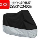XXXL Silver Motorcycle Cover Waterproof For Harley Davidson Street Glide Touring