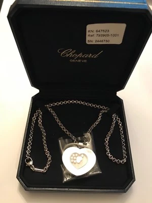 Chopard Happy Diamonds Collier Brillanten 750 Weißgold - exklusiv NP: 9.680,00 € - Bild 1 von 4