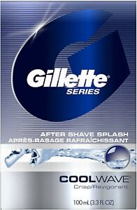 Gillette Series Cool Wave After Shave, 3.3 fl oz, 100 ml