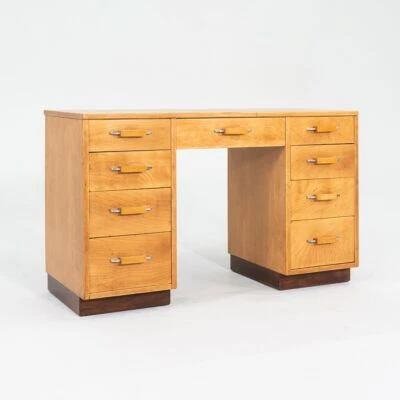 1939 Eliel Saarinen, Pipsan, Swanson FHA Birch Desk/Vanity Johnson Furniture Co. - Image 1 of 4