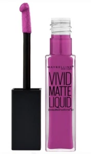 MAYBELLINE-NEW YORK-VIVID MATTE LIQUID COLORSENSATIONAL LIP-#42 ORCHID SHOCK-NEW - Picture 1 of 5