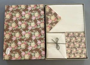Vintage Eaton Cottage Rose Ensemble Schreibwaren Set komplett NOS - Bild 1 von 7