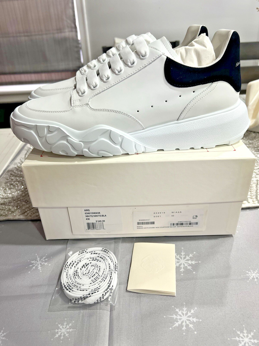 スニーカー ALEXANDER MCQUEEN Men Sneakers White 2 553680WIAEE 9198 Alexander McQueen Oversized sneakers in white/green | TheDoubleF