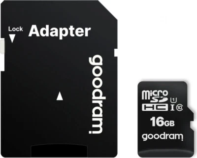 GOODRAM Scheda di Memoria Micro SD 16 GB MicroSDHC UHS-I Classe 10 M1AA-0160R12 - Immagine 1 di 4