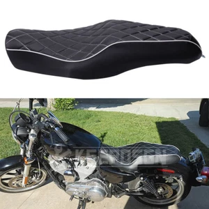 For Harley Iron 883 1200 Sportster XL 1200 SuperLow Driver Passenger Two Up Seat - Picture 1 of 11