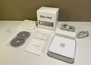 Apple Mac Mini A1283 2009 - 2.53GHz C2D / 4GB / 80GB SSD w/ Original Box + Discs - Picture 1 of 11