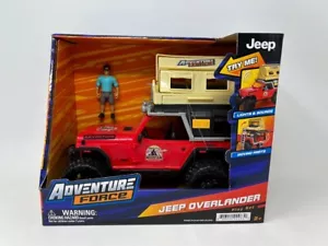 Adventure Force Jeep Overland Play Vehicle, Roof Tent, Posable Figure, Lights - Picture 1 of 8