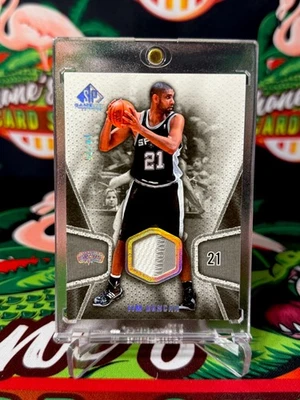 2007-08 Upper Deck SP Game Used Tim Duncan Patch Gold /25 READ - Image 1 of 3