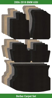 Lloyd Custom Berber Carpet Mat Set for BMW 650i (5 pieces) #V4 - Image 1 of 4