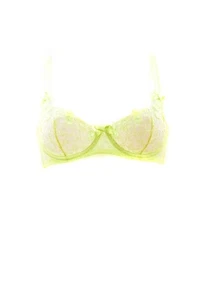 L'AGENT BY AGENT PROVOCATEUR Womens Bra Bright Floral Elegant Green Size UK 32B - Picture 1 of 4