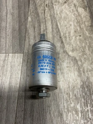 CONDENSADOR BOSCH MP 0670314020 0,22uF+10%, 660V, #4006PT205SI Foto 1 de 4
