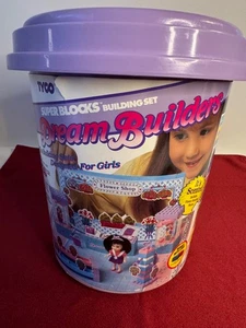 1991 Tyco Super Blocks Dream Builders Set Flower Shop w/Bucket Rare - Picture 1 of 8