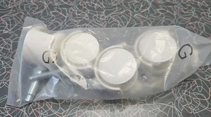 1,5" Laufrollen 4er Set weiß, Kunststoff - Bild 1 von 3