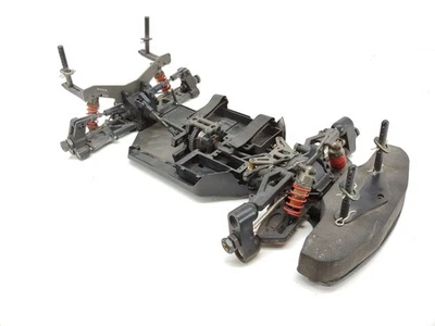 *RARE* OFNA LATE MODEL GTP 1/8 RC ELECTRIC DIRT OVAL ROLLER SLIDER CHASSIS USED - Image 1 of 4