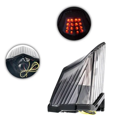 Rear Tail Light Integrated LED Replacement New Motorcycle For YAMAHA FZ 6R 09-12 - Image 1 of 4