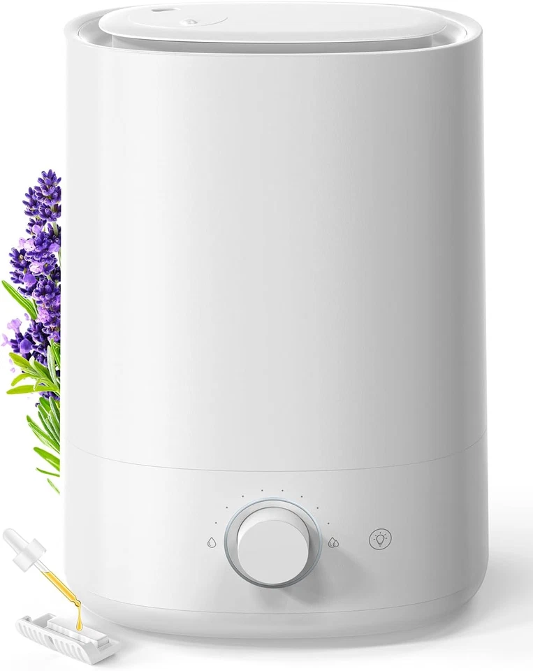 Umidificatore Ambiente 5L, a Nebulizzazione Ultrasonica Con Diffusore Di Oli Ess - Immagine 1 di 4