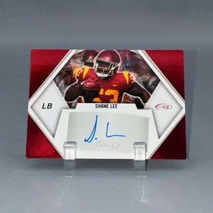 Autógrafo Sage Shane Lee 2023 lámina roja #A-SL USC - Imagen 1 de 2