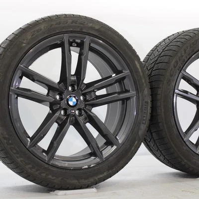 Original 20 Zoll BMW X3M F97 X4M F98 Winterräder M764 M Doppelspeiche 5mm DOT19 - Bild 1 von 4