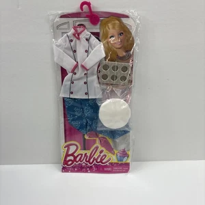 Barbie Pastry Chef Outfit 2014 Set NEW And Unopened w/Muffin Pan - Picture 1 of 7
