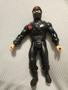 Vintage 1986 Black Ninja Chuck Norris Karate Kommandos Action Figure - Bild 1 von 8