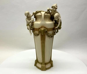 Royal Dux Bohemia - Jugendstil Porzellan Figur "Wasserträger" - um 1900/30 - Bild 1 von 13