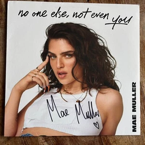 MAE MULLER - NO ONE ELSE, NOT EVEN YOU NEW CLEAR ORANGE VINYL LP / SIGNED - Imagen 1 de 7