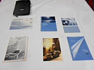 Ford Fusion 2006 manual del propietario juego de 6 piezas y estuche Ford negro con cremallera de fábrica. OEM - Imagen 1 de 5