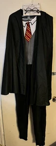 Harry Potter Branded Halloween Cosplay Adult Sz Large Costume W/ Cape & Glasses - Picture 1 of 15