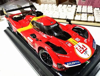 Bburago 1:24 Ferrari 499P 24th Le Mans LMH #51 Diecast Model Car  - Image 1 of 4