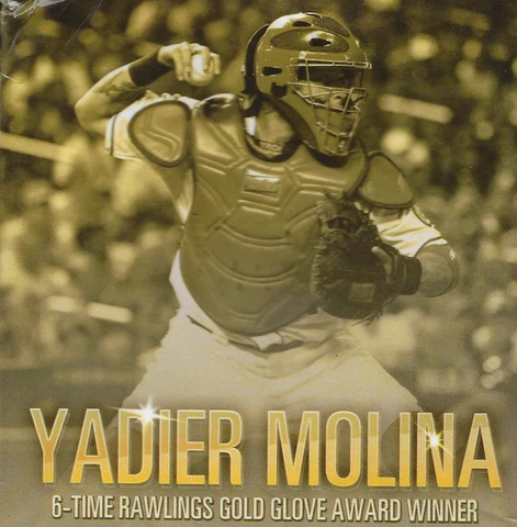 YADIER MOLINA-ADAM WAINWRIGHT-ST. LOUIS CARDINALS-GOLD GLOVE AWARD WINNERS-SGA Cover