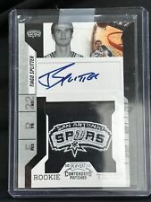 2010-11 Playoff Contenders Patches Ticket Tiago Splitter #144 Rookie Auto RC