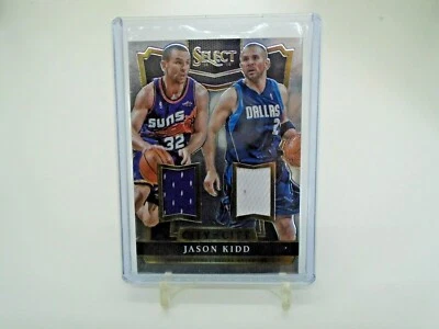 2014-15 PANINI SELECT #16 CITY TO CITY JASON KIDD DUAL JERSEY PATCH RELIC /199 - Image 1 of 4