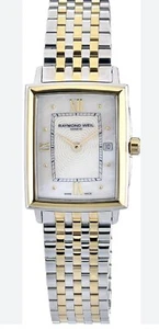 SALE RAYMOND WEIL TRADITION 5956 18CT GOLD PLATED TWO TONE WOMENS WATCH BOXED - Picture 1 of 5