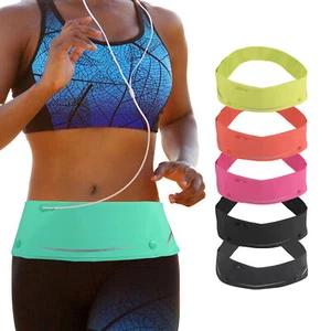 For iPhone XS 11 12 13 14 15 Pro Max Money Phone Holder Running Belt Waist Bag - Picture 1 of 35