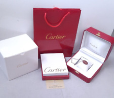 Véritable boîte à montres Cartier en bois avec kit complet pour...