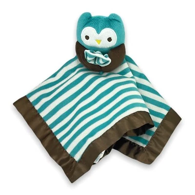 Antigua manta de seguridad para recién nacidos Lovey Lovy Tropical Breeze Owl a rayas 2013 Foto 1 de 4