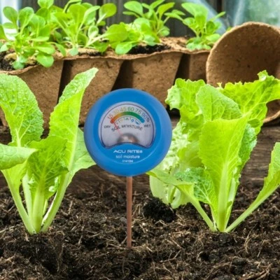 ACURITE MOISTURE SOIL LAWN FLOWER VEGETABLES TEST METER GARDEN PLANT TESTER - Image 1 of 4