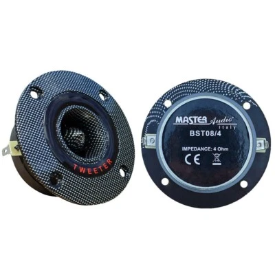 SUPER TWEETER MASTER AUDIO BST08/4 BST 08/4 da 9,7 cm 150 watt rms 4 ohm auto - Immagine 1 di 4
