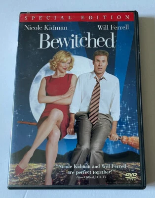 DVD Bewitched 2005 Will Ferrell Steve Carel Nicole Kidman comedia romántica Foto 1 de 3
