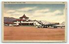 BURBANK, CA California ~ Airport ~ UNION AIR TERMINAL c1949s  Linen   Postcard